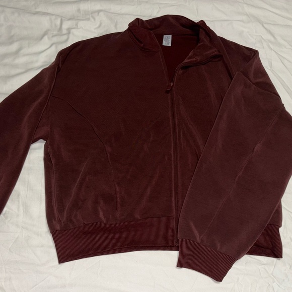 VSX
Featherweight Knit Full-Zip Jacket Burgundy Brown XL - Picture 3 of 6